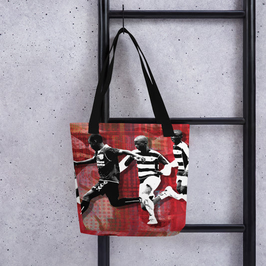 "Lions on the Hunt" Tote Bag