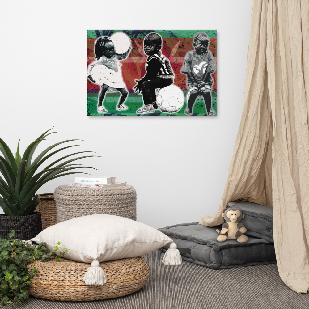"Budding Talents: A Community's Pride" Canvas