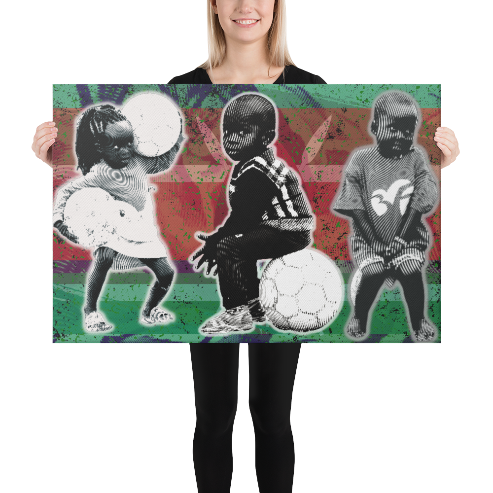 "Budding Talents: A Community's Pride" Canvas