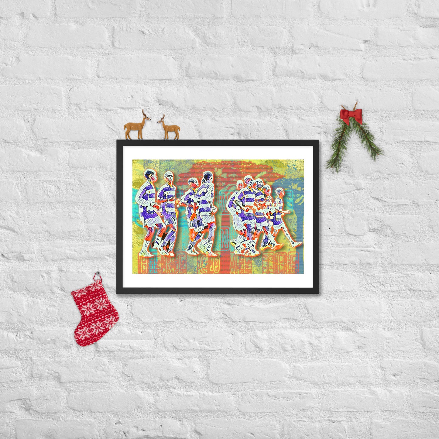 "Gameday Excitement II" Framed Poster
