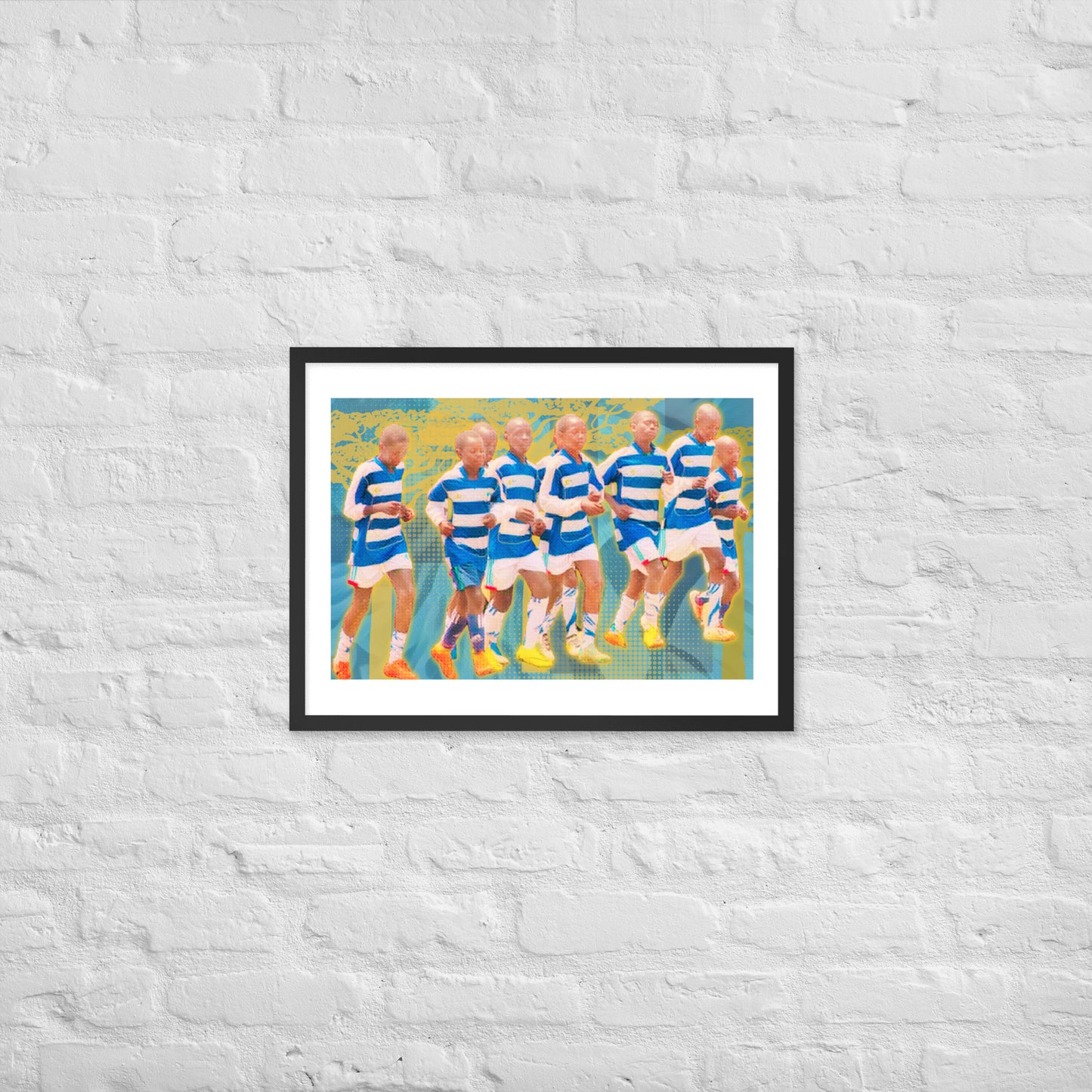 "Wind Sprints" Framed Poster
