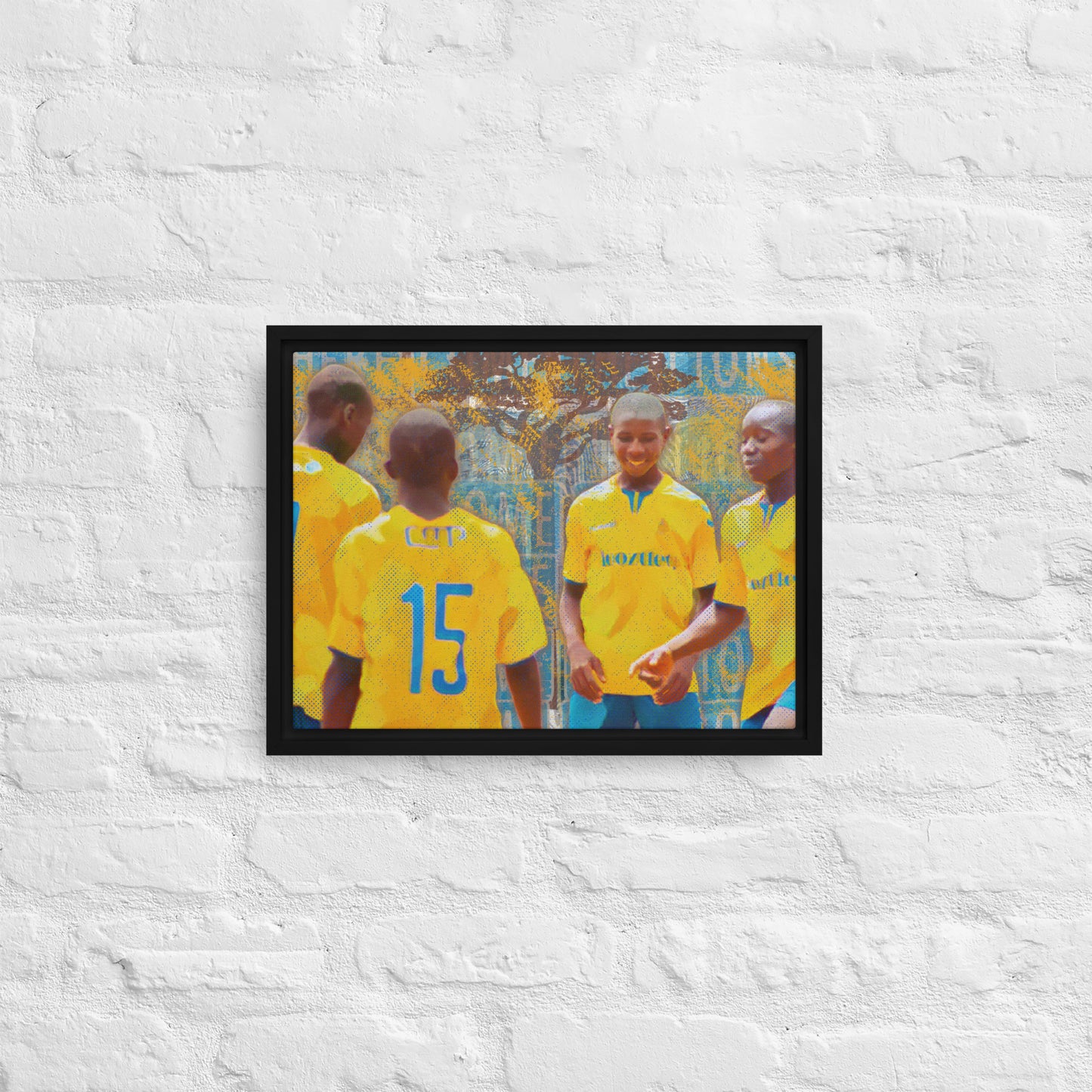 "Joy in the Sunshine" Framed Canvas