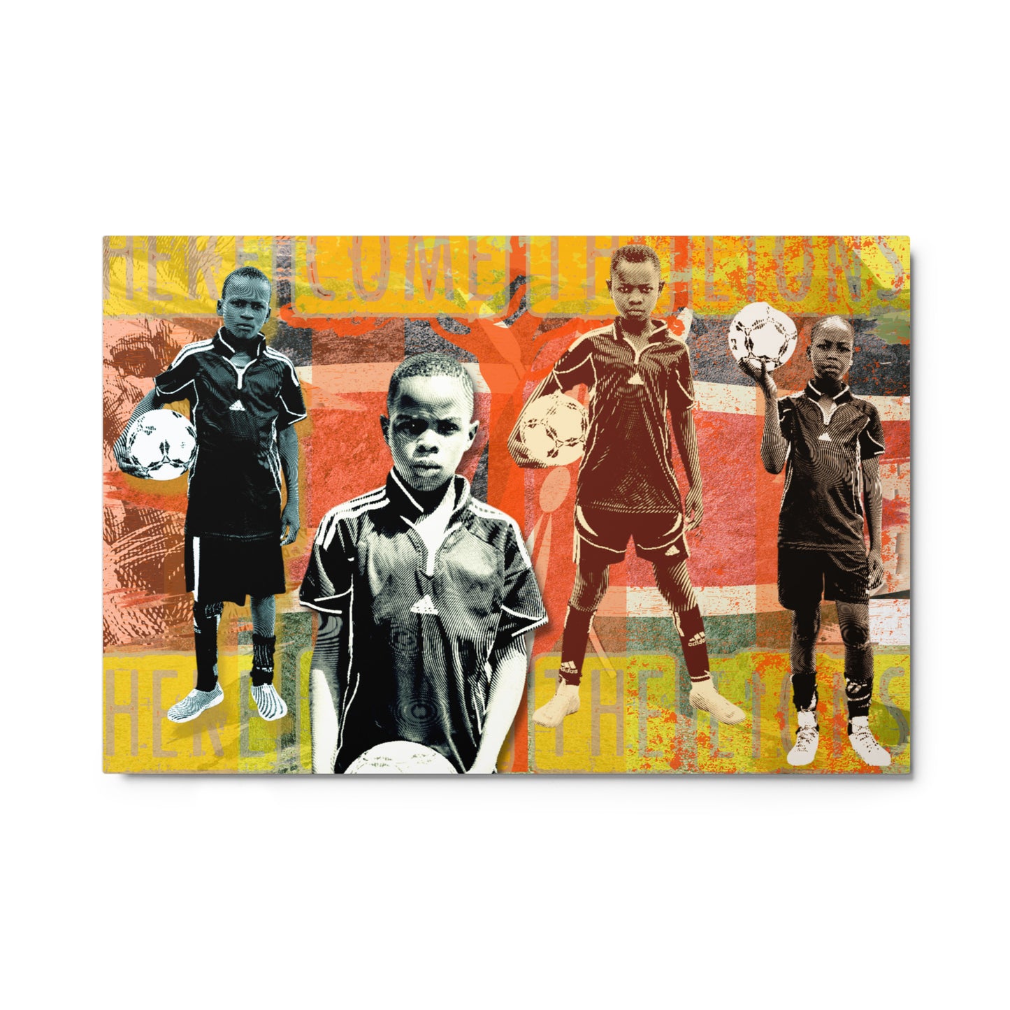 "The Front Line" Metal Print