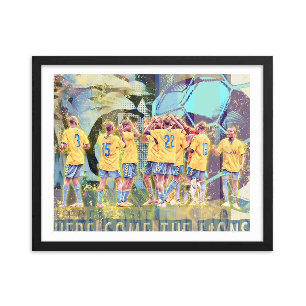 "GOAL!" Framed Photo Paper Poster