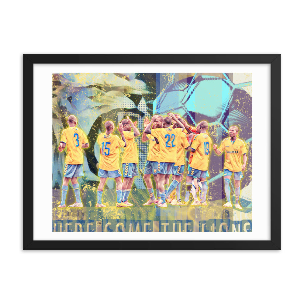 "GOAL!" Framed Photo Paper Poster