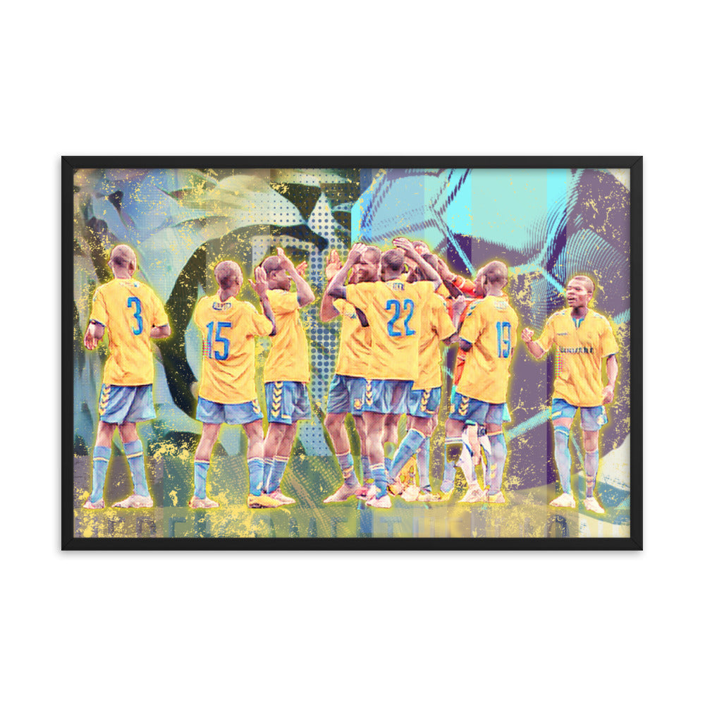 "GOAL!" Framed Photo Paper Poster