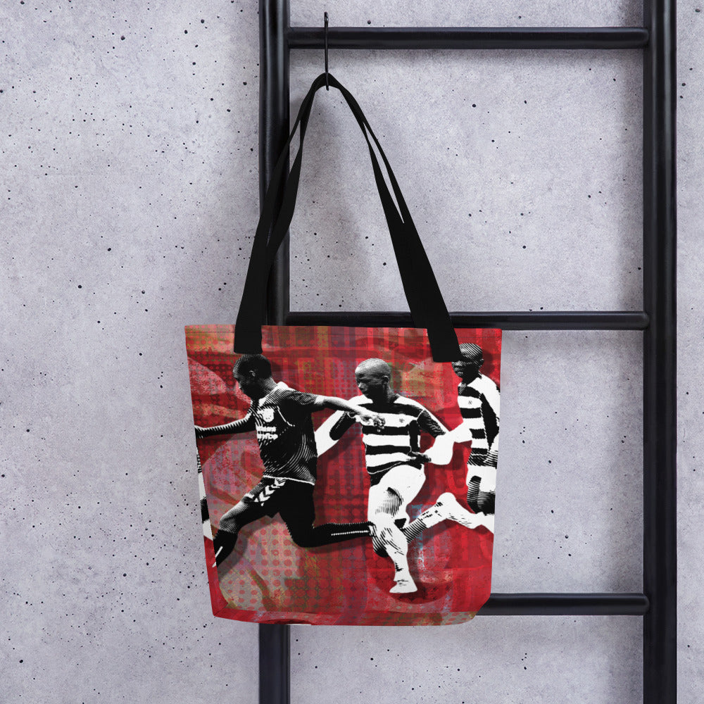 "Lions on the Hunt" Tote Bag