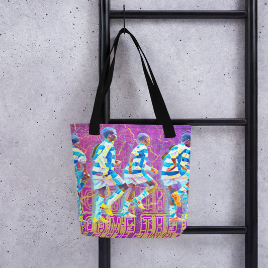 Lions Mosaic Tote Bag