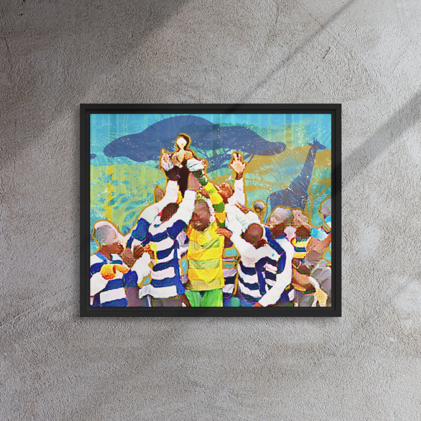 "The Victors" Framed Canvas